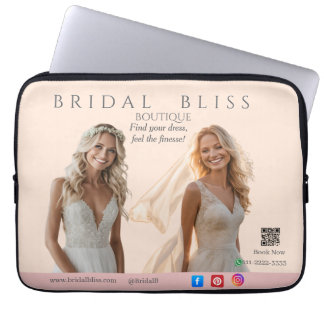 Pink Wedding BRIDAL BLISS Branding elegant relax Laptopschutzhülle