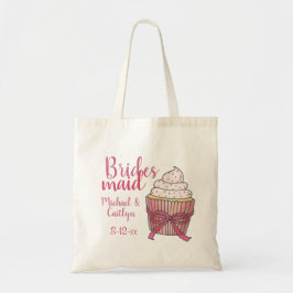 Pink Wedding Cupcake Bridesmaid Tasche