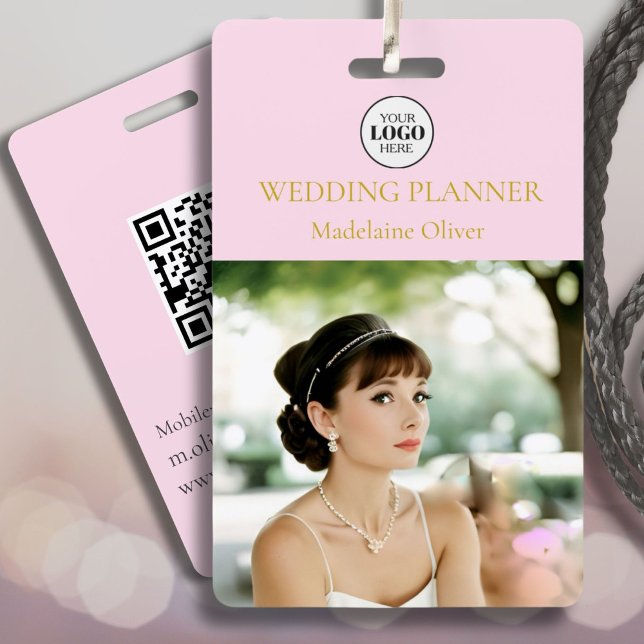 Pink Wedding Planner Foto Logo Mitarbeiter Abzeich Ausweis (Von Creator hochgeladen)