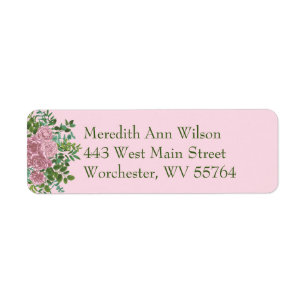 Pink Wedel Pastel Vintag Light Floral Rose