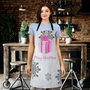 Pink Weihnachts-Geschenk Feiertag Schürze