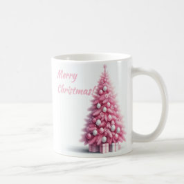Pink Weihnachtsbaum Kaffee Cup Kaffeetasse