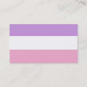 Pink, weiß und Lavendel Visitenkarte