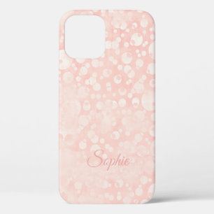 Pink-weiße Blasen-Polka-Punkte Case-Mate iPhone Hülle
