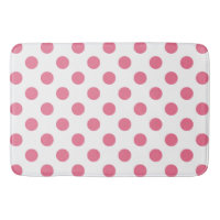 Pink-weiße Polka-Punkte