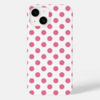 Pink-weiße Polka-Punkte