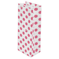Pink-weiße Polka-Punkte