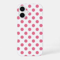 Pink-weiße Polka-Punkte