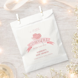 Pink Western Cowgirl Hat Baby Dusche Geschenktütchen