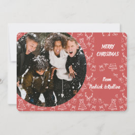 Pink whimscica card einladung