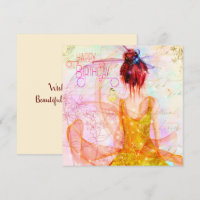 Pink Whimsical Fairy Girl Geburtstag