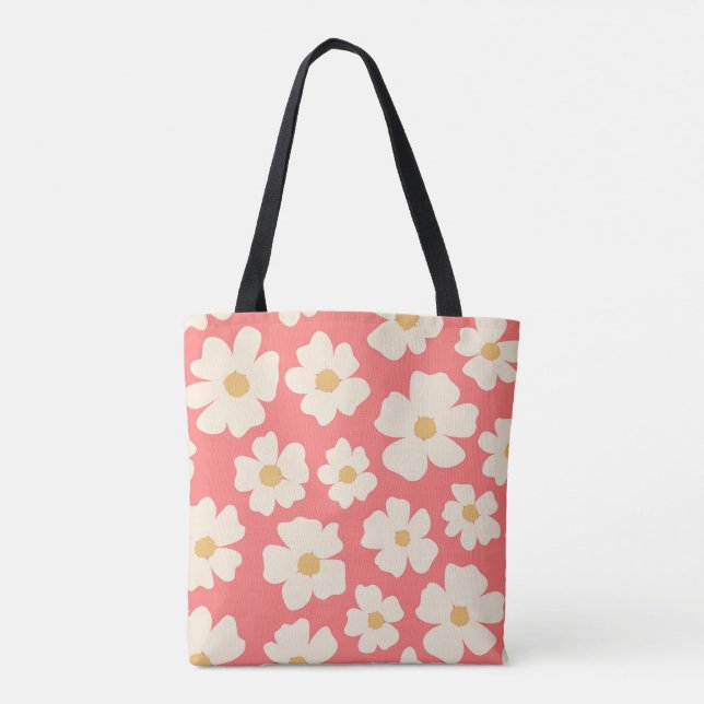 Pink Whisper von Blooms Tasche (Rückseite)
