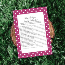 Pink White Baby Bow, der Vater Best Game kennt