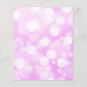 Pink & White Bokeh Scrapbook Paper