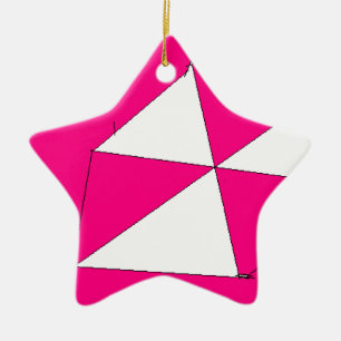 Pink White Digital Painting, Kinderkunst Keramik Ornament