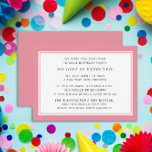 Pink White Fiber 5 Dollar Geburtstagsparty Begleitkarte<br><div class="desc">Pink und weiß Kind's Fiver (5 Dollar) Geburtstag Party Einladung Gehäuse. Ein 5. Geburtstag ist ein neuer Trend für Kindergeburtstage. Fünf Partys können den Kindern das Geld beibringen, während sie Geburtstagsgästen die Möglichkeit geben, das Party zu genießen, ohne unzählige Stunden auf der Suche nach dem passenden Geschenk verbringen zu müssen....</div>