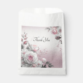 Pink White Floral Gevor Bag Geschenktütchen