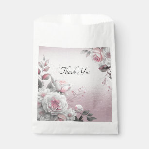Pink White Floral Gevor Bag Geschenktütchen