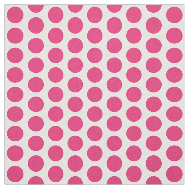 Pink White Mini Polka Dots Fabric Stoff (Muster)