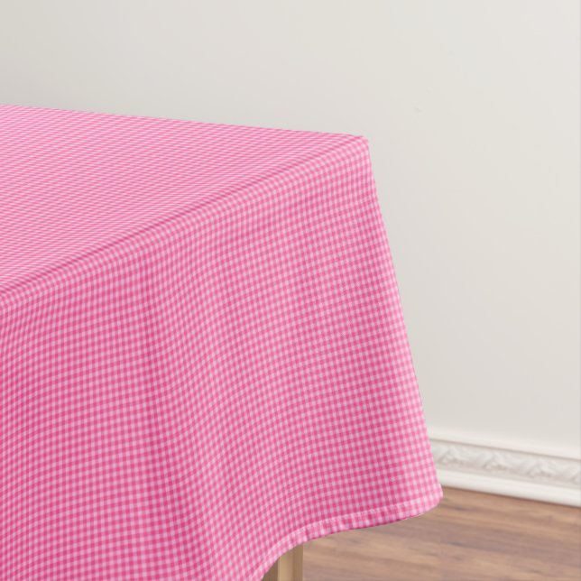 Pink-White Pastel Gingham-52x70 BAUMWOLLE TABLECLO Tischdecke (Beispiel)
