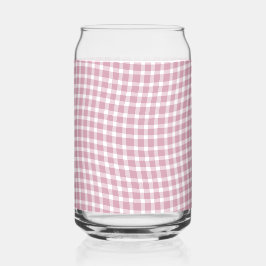 Pink White Plaid Checker Seamless Pattern Dosenglas