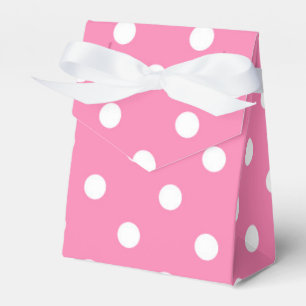 Pink & White Polka Dots Dot Geburtstagsparty Geschenkschachtel