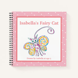 Pink & White Polka Dots Notizbuch