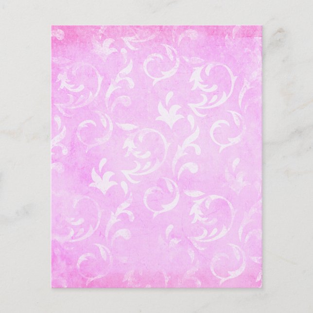Pink & White Shabby Scrapbook (Vorderseite)