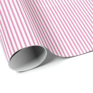 Pink White Strip Camouflage Patterns Girly Modern Geschenkpapier