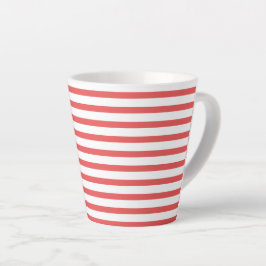 pink & white stripes – pink-weiß gestreift milchtasse