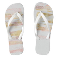 Pink White Watercolor Glitzer Fox Paint Strokes
