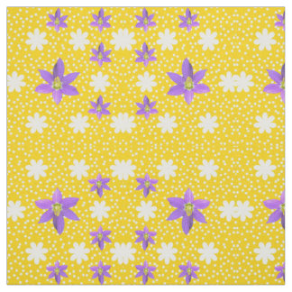 Pink White Yellow Joy Fabric Stoff