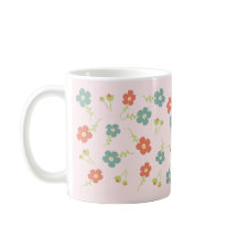 Pink-Wiese-Tasse