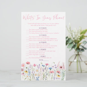 Pink-Wiese-Wildblumen Was ist in deinem Handyspiel