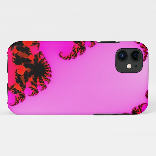 Pink Wirbel Case-Mate iPhone Fall Hülle (Rückseite (Horizontal))