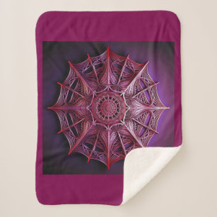 Pink Wireframe Mandelbrot Sherpadecke
