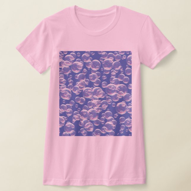 Pink with blue bubbles T-Shirt (Ablage )