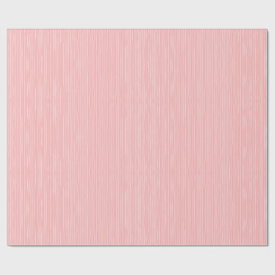Pink Wobbly Lines Wrapping Paper Geschenkpapier