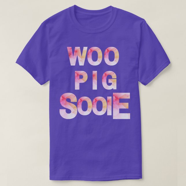 Pink Woo Pig Sooie T-Shirt (Design vorne)