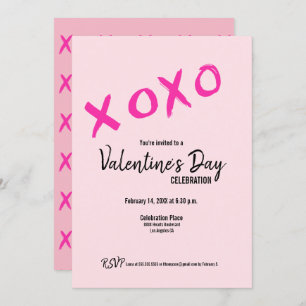 Pink Xoxo Valentine Tag essbar