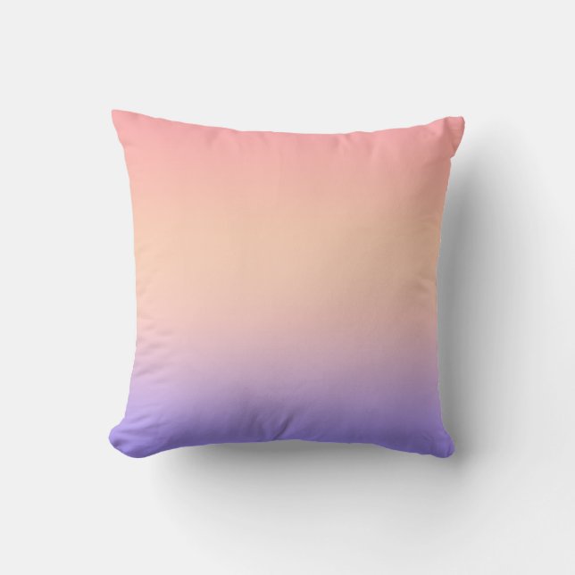 Pink yellow and purple gradient kissen (Vorderseite)
