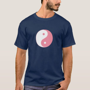 Pink Yin-Yang-Symbol T-Shirt