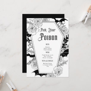 Pink Your Poison Dark Moody Gothic Wedding