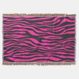 Pink Zebra Decke