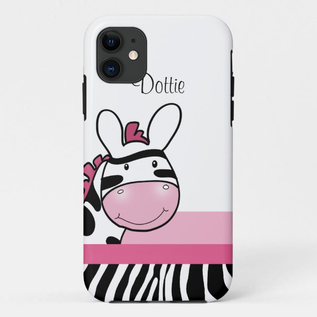 Pink Zebra Print iPhone 5 Casemate Fall Case-Mate iPhone Hülle (Rückseite)
