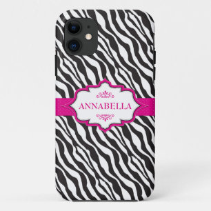 Pink Zebra Ribbon Case-Mate iPhone Hülle