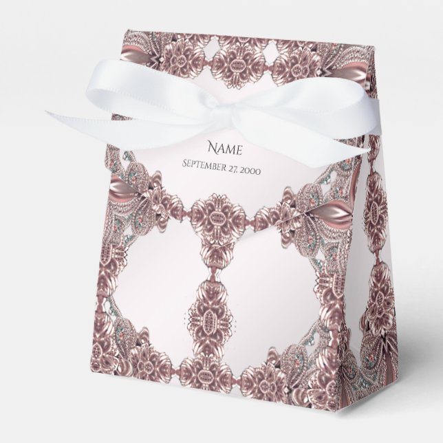 Pink-Zierstiftkasten Geschenkschachtel (Vorderseite)