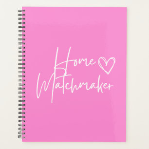Pink-Zuhause-Matchmaker Planer