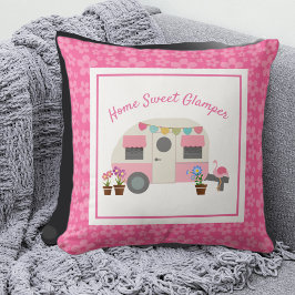 Pink Zuhause Sweet Glamper Camper Throw Kissen