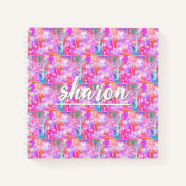 Pinkalicious Abstract Design Spiral Notebook Notizbuch